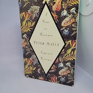 Floral Hardcover Book 'A Year in Provence'